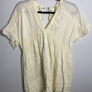 Urban Outfitters cream dress